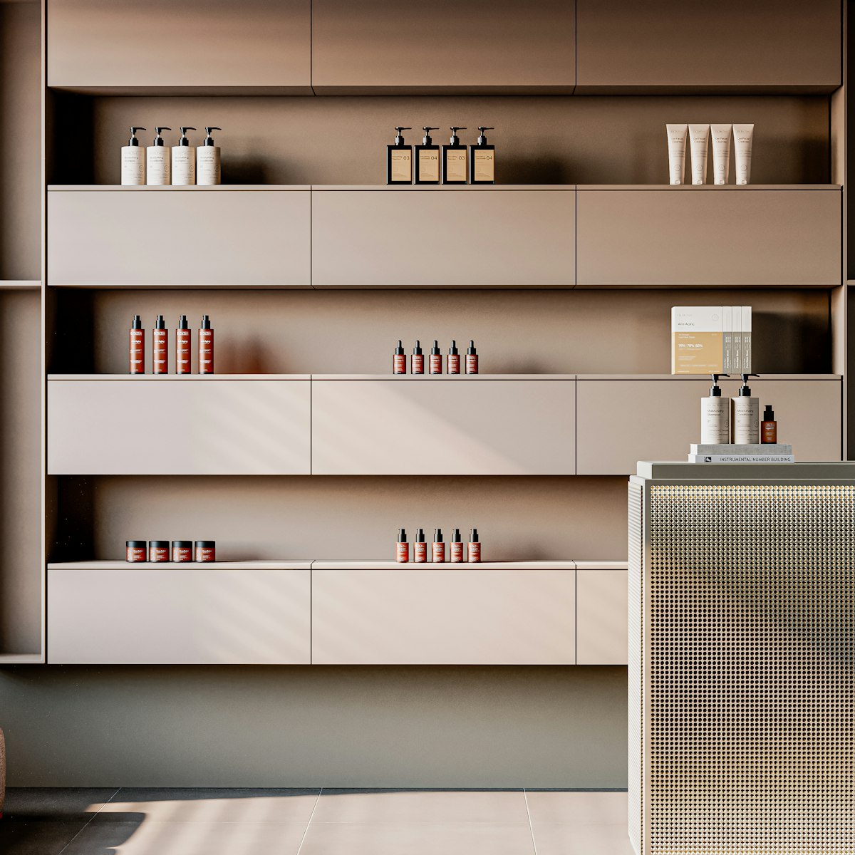 Eleganter Salon-Innenraum von S.P. Cut